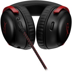 Геймърски слушалки HyperX Cloud III, Микрофон, Черно/Червено - Image 4