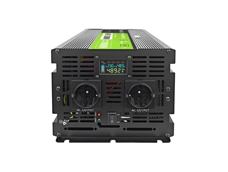 Инвертор GREEN CELL, 48/220V,  DC/AC, 5000W/10000W,INVGCP5000LCD  LCD чиста синусоида - Image 3