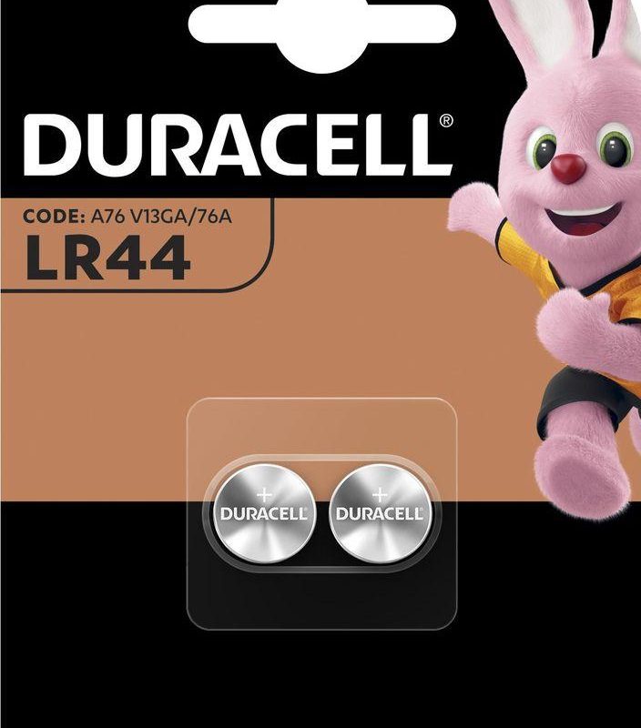 Батерия алкална LR44  AG13  2pk блистер 1,55V  DURACELL