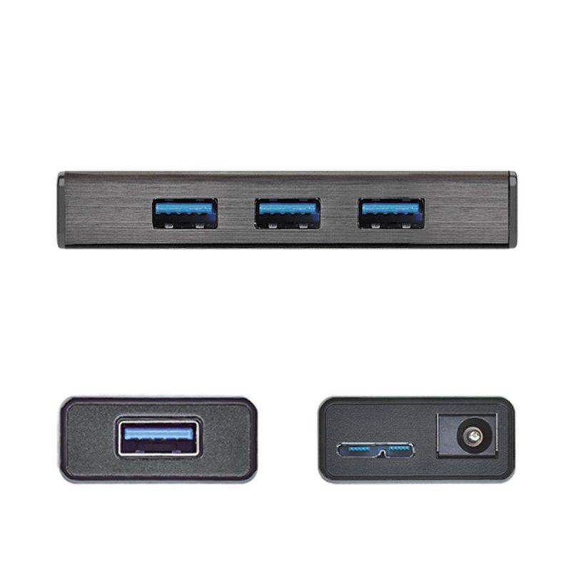 Хъб 4-портов J5 Create JUH340, USB 3.0, 1:4, Черен - Image 3