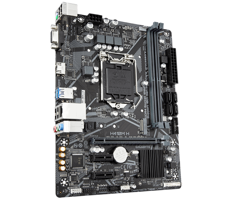 Дънна платка GIGABYTE H410M-H V2, Socket 1200 - Image 3