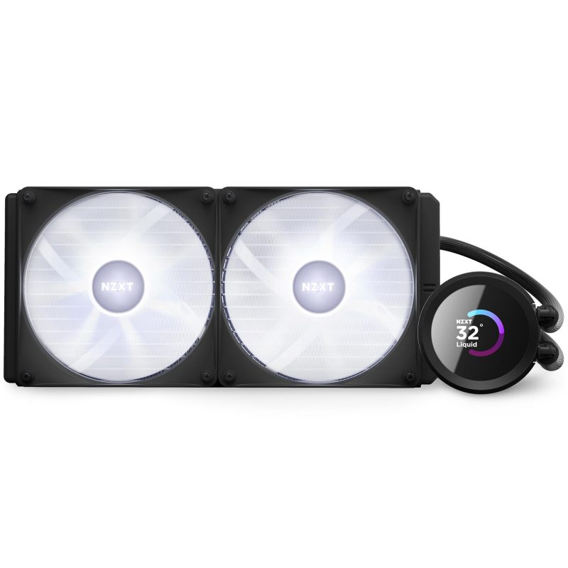 Охладител за процесор NZXT Kraken 280 RGB Black, LCD Display - Image 12