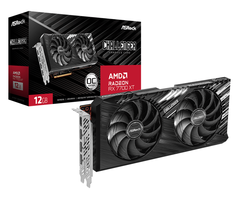 Видео карта ASRock RX 7700 XT Challanger 12GB GDDR6 - Image 6
