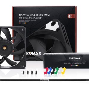 Вентилатор Noctua 120mm NF-A12x15 PWM chromax.black.swap - Image 3
