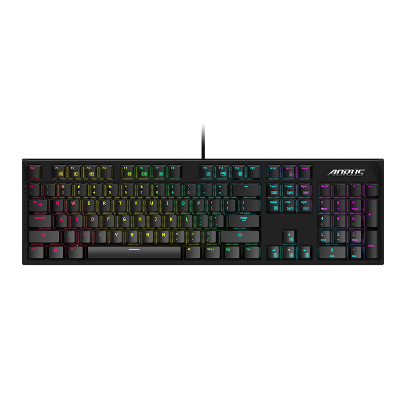 Геймърска механична клавиатура Gigabyte Aorus K1 RGB Cherry MX Red Switch - Image 7