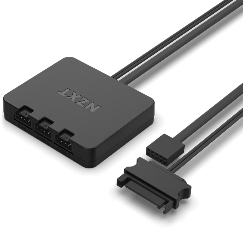 Комплект вентилатори NZXT F140 RGB Duo Black2бр, RGB Контролер - Image 4
