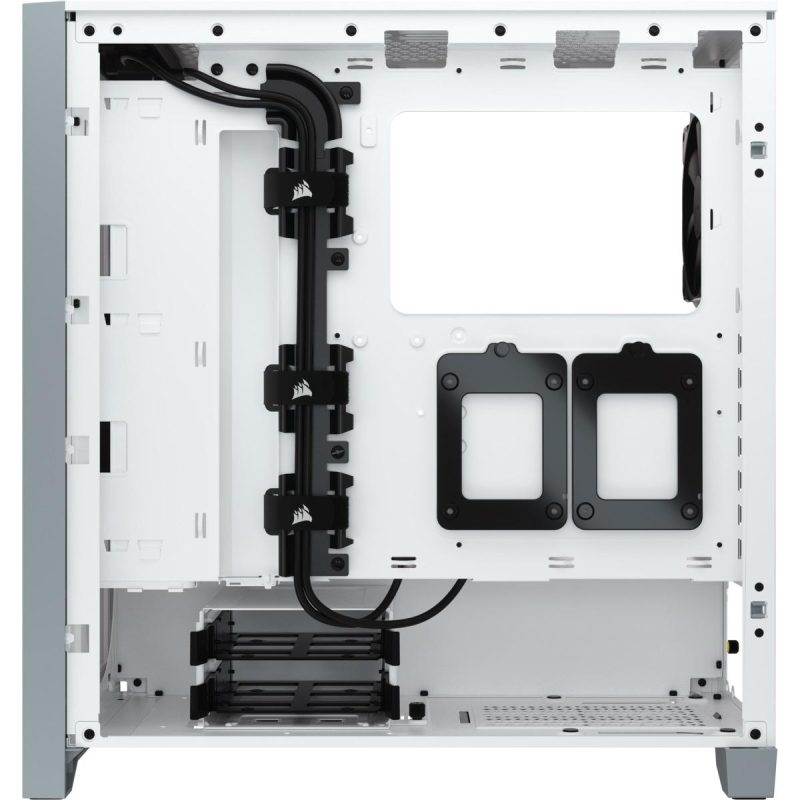 Кутия Corsair 4000D Airflow Mid Tower, Tempered Glass, Бяла - Image 5