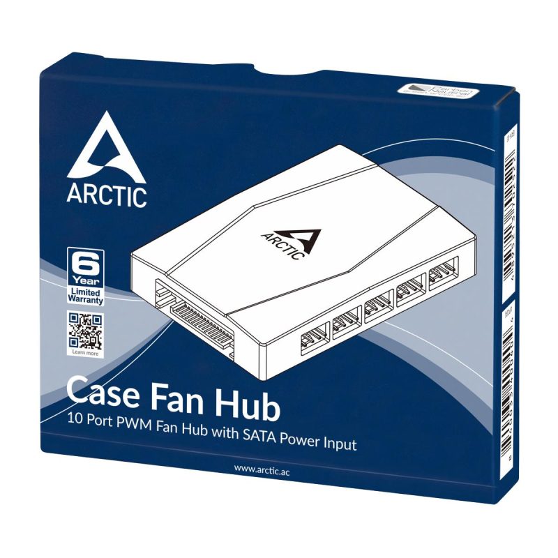 Контролер за вентилатори ARCTIC Case Fan PWM Hub 1 to 10 Port - Image 7