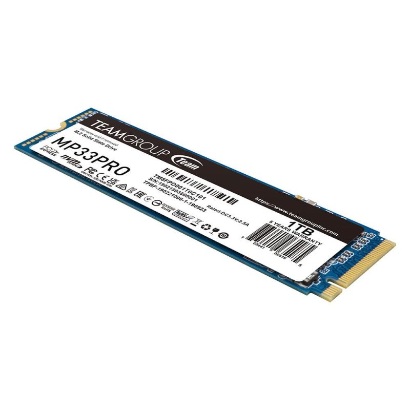 SSD Team Group MP33 PRO, M.2 2280 NVMe, 1TB,  PCIe Gen3x4 - Image 3
