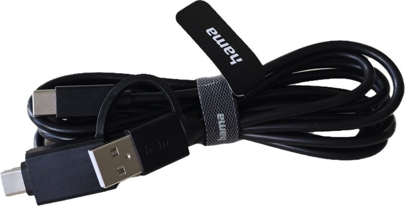 HAMA Жичен комплект клавиатура и мишка CKM-200, USB-A, USB-C - Image 14