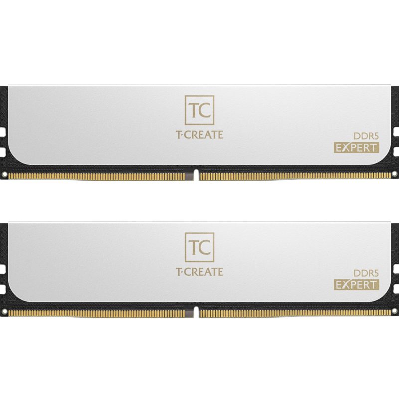 Памет Team Group T-CREATE EXPERT White DDR5 32GB(2x16GB) 6000MHz CL30