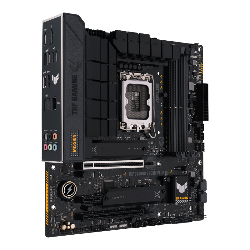 Дънна платка ASUS TUF GAMING B760M-PLUS D4 - Micro ATX - Image 2