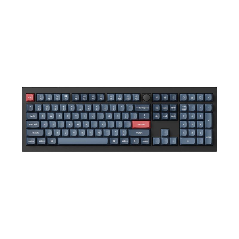 Механична клавиатура Keychron V6 MAX QMK Carbon Black - Wireless, Full-Size - Image 2