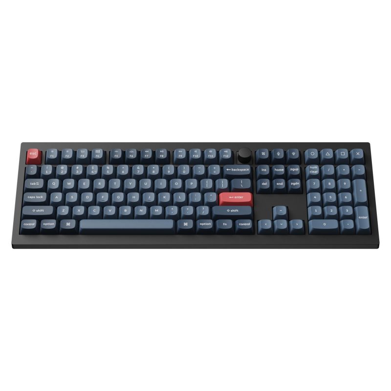 Механична клавиатура Keychron V6 MAX QMK Carbon Black - Wireless, Full-Size - Image 3