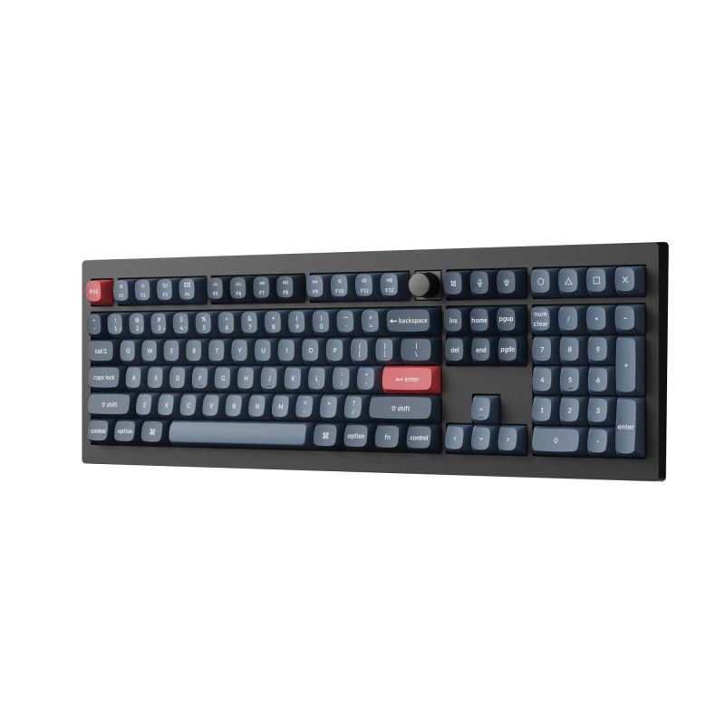 Механична клавиатура Keychron V6 MAX QMK Carbon Black - Wireless, Full-Size - Image 4