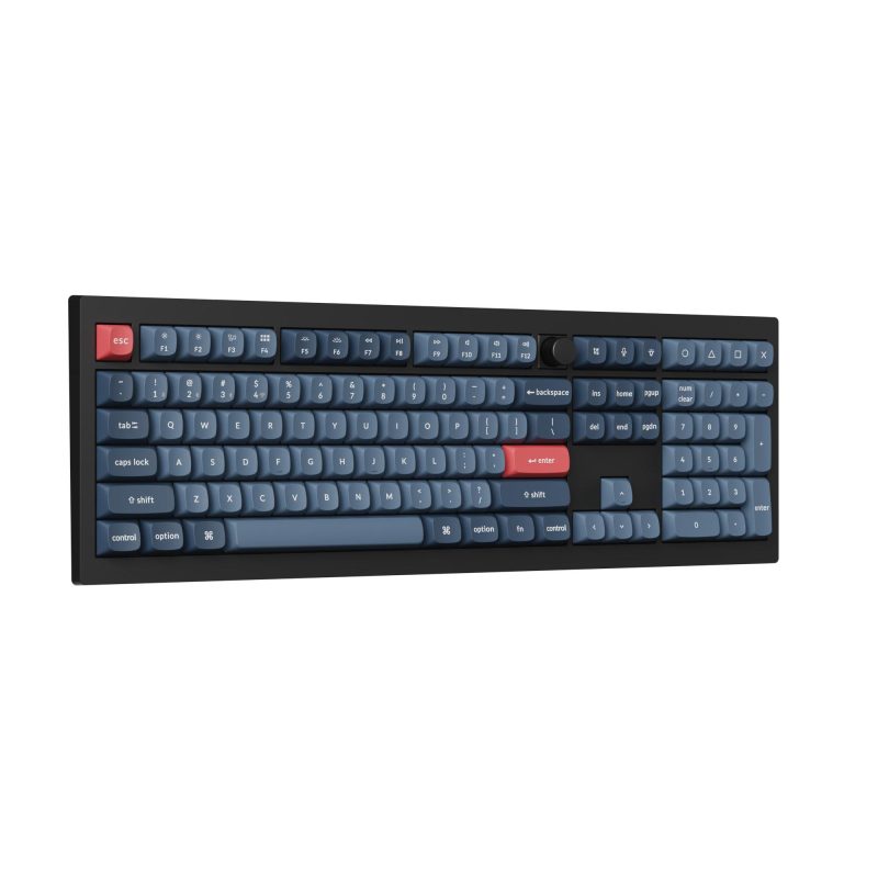 Механична клавиатура Keychron V6 MAX QMK Carbon Black - Wireless, Full-Size - Image 5