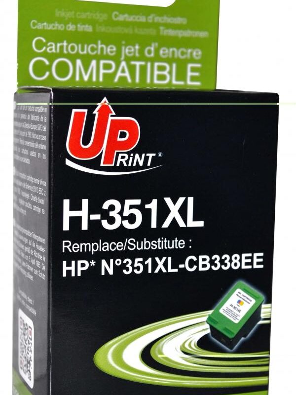 Мастилница UPRINT CB338EE HP, Cyan/Magenta/Yellow, N 351 XL