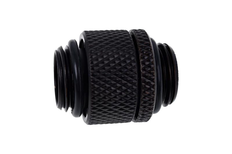 Адаптер съединител с вътрешна резба Alphacool, Въртящ се, G1/4, Черен мат - Image 3