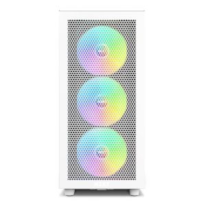 Кутия NZXT H7 Flow RGB Matte White Mid-Tower - Image 2
