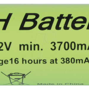 Акумулаторна батерия NiMH  380AFH-B 1.2V 3800mAh  7/5AF 1бр. GP BATTERIES - Image 2