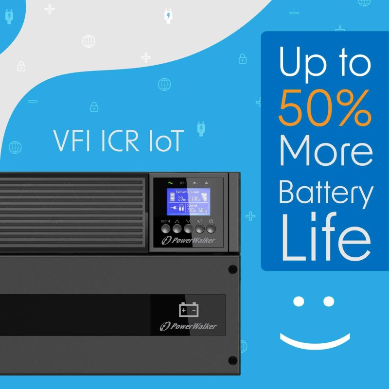 UPS POWERWALKER VFI 1500 ICR IoT PF1 1500VA/ 1500 W, On-Line - Image 4