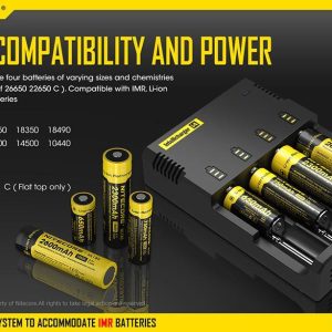 Зарядно у-во NITECORE i4, Universal Charger, LiIon & NIMH, 18650, CR123; AA, AAA, C, D - Image 3