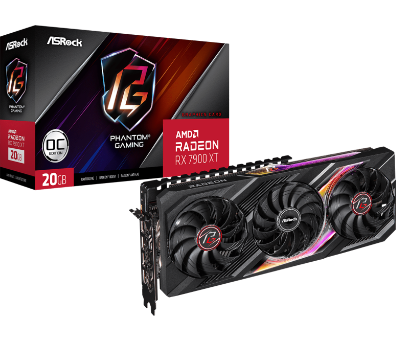 Видео карта ASROCK RX 7900 XT Phantom Gaming OC 20GB GDDR6 - Image 5
