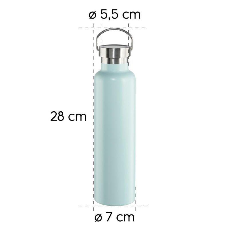 Бутилка за течности Xavax To Go, 750 ml,неръждаема стомана, двойна изолация, винтова капачка - Image 15