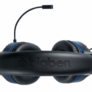 Геймърски слушалки Nacon Bigben PS4 Official Headset V3, Микрофон, Черен/Син - Image 4