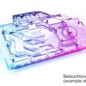 Воден блок за видео карта Alphacool Eisblock Aurora Acryl GPX-N RTX 3090/3080 TUF with Backplate - Image 2
