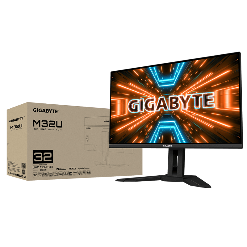 Геймърски Монитор Gigabyte M32U, 31.5" SS IPS UHD, 144Hz, 1ms, HDR 400, KVM, FreeSync Premium Pro - Image 9