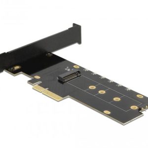 Карта за разширение на слотове Delock, PCI Express x4 към 1 x internal NVMe M.2 Key M, RGB LED, Low Profile - Image 3