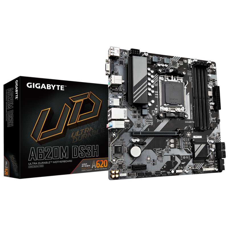 Дънна платка GIGABYTE A620M DS3H socket AM5 - Image 5