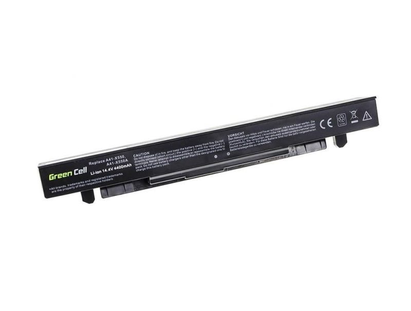 Батерия  за лаптопGREEN CELL, A450 A550 R510 R510CA X550 X550CA X550CC X550VC, 14.4V, 4400mAh - Image 2