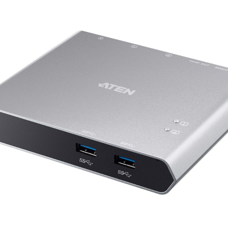 KVM превключвател, ATEN US3310, 2-портов, 4K, HDMI, USB-C