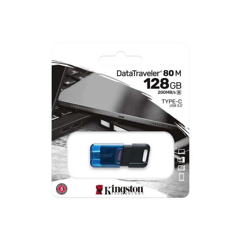 USB памет KINGSTON DataTraveler 80M, 128GB - Image 3