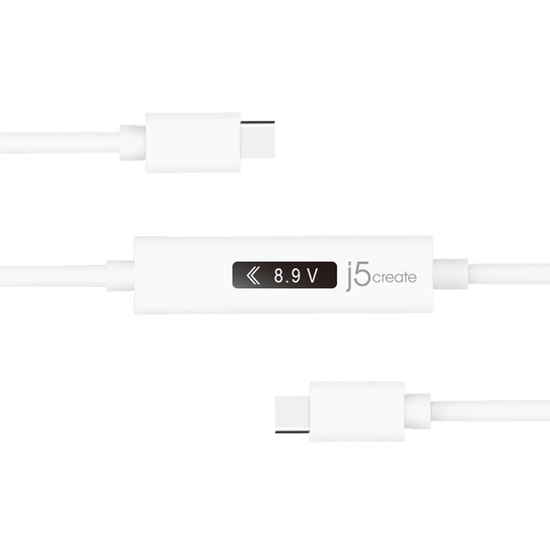 Кабел за зареждане j5create JUCP14, Измервател на мощност, USB-C - Image 3