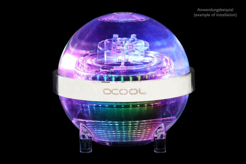 Резервоар с помпа Alphacool Eisball Digital RGB, Acryl (D5/VPP Ready) - Image 9
