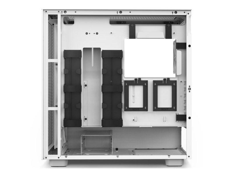 Кутия NZXT H7 Flow RGB Matte White Mid-Tower - Image 8