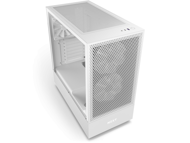 Кутия NZXT H5 Flow RGB Matte White, Mid-Tower - Image 5
