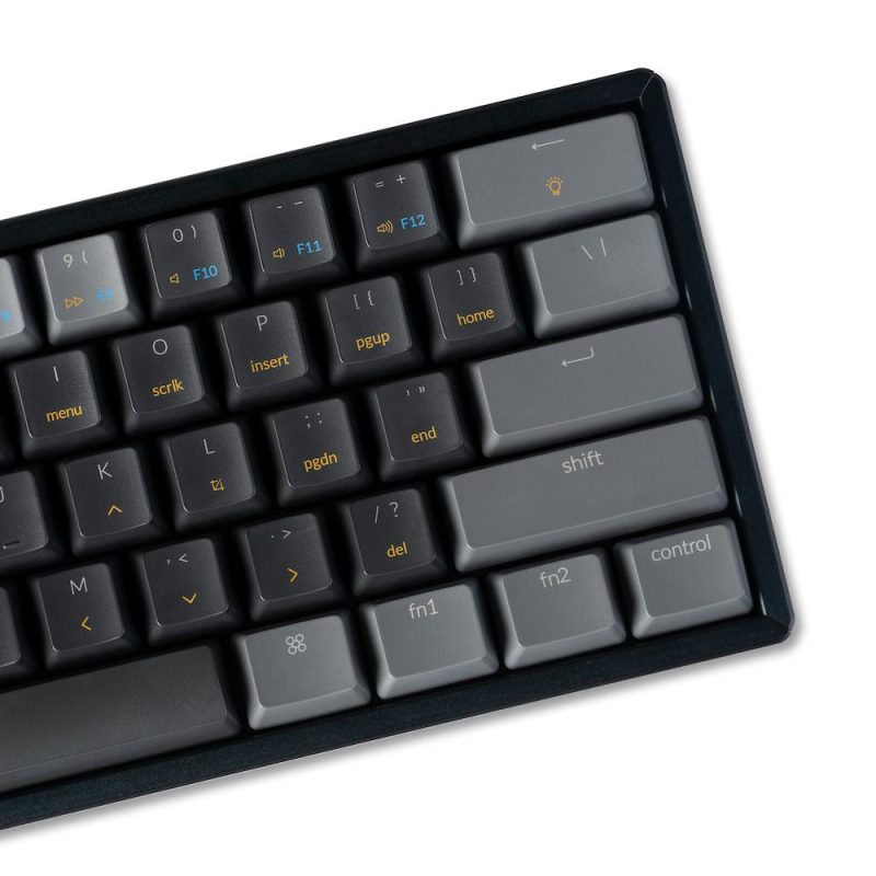 Геймърска Механична клавиатура Keychron K12 Hot-Swappable 60% Gateron Blue Switch White LED ABS - Image 5