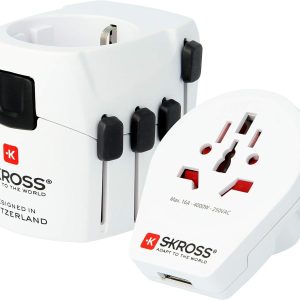 Адаптер SKROSS PRO USB, 1.302539, World, Бял