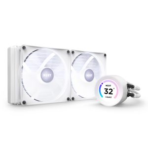 Охладител за процесор NZXT Kraken Elite RGB 280 White, Customizable LCD Display - Image 9