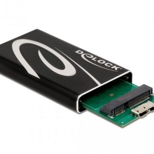 Външно чекмедже Delock 42006, За mSATA SSD, USB