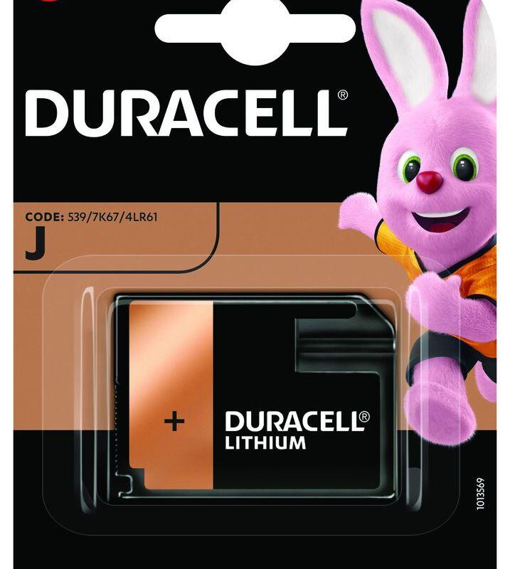 Батерия литиева J 7K67 6V 1PK блистер DURACELL