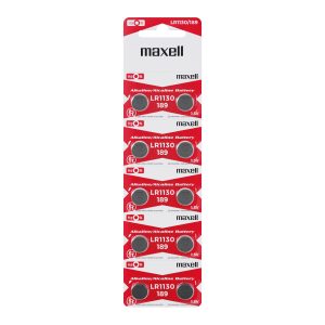 Бутонна алкална батерия MAXELL LR-1130 AG10 1.55V 10 бр./pack  цена за 1 бр. - Image 3
