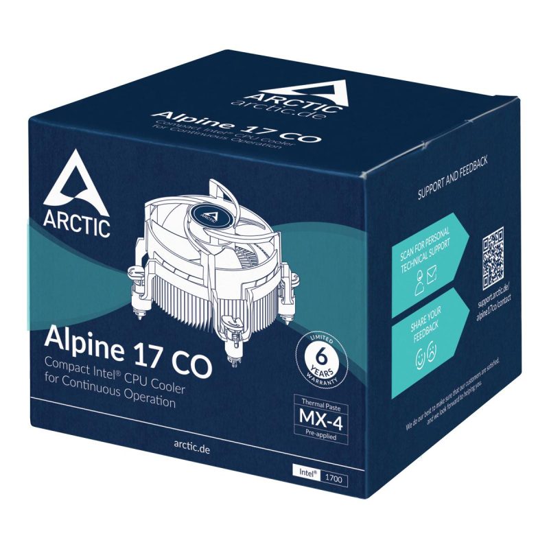 Охладител за процесор Arctic Alpine 17 CO, 1700 - Image 6