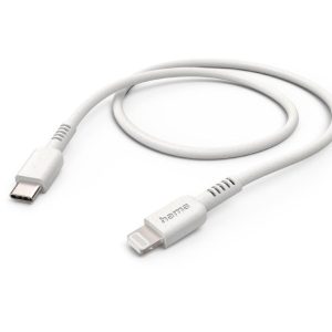 Кабел за зареждане HAMA "Eco", USB-C - Lightning, 1 м, 187284 - Image 3