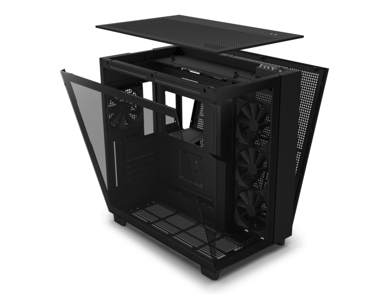 Кутия NZXT H9 Flow Matte Black - Image 4