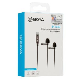Микрофон брошка 2 броя BOYA BY-M3D - Image 6
